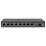 LevelOne Switch PoE+ GEP-0925 No Administrado 8 Puertos 2.5G Ethernet PoE 120W, 1 Ranura 10G SFP+, Negro