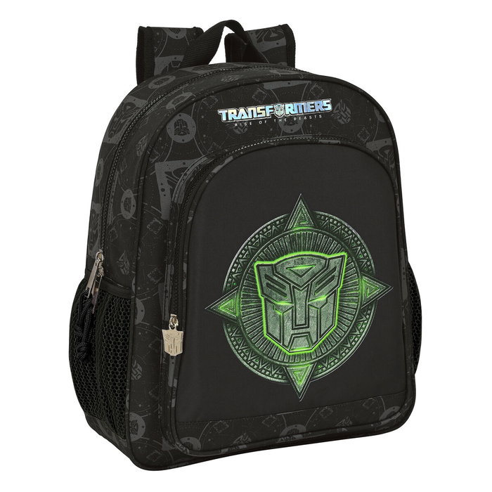 Mochila Escolar Transformers 32 x 38 x 12 cm Negro Mochila Escolar Transformers 32 x 38 x 12 cm Negro