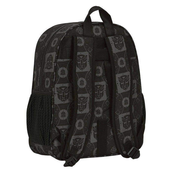 Mochila Escolar Transformers 32 x 38 x 12 cm Negro Mochila Escolar Transformers 32 x 38 x 12 cm Negro