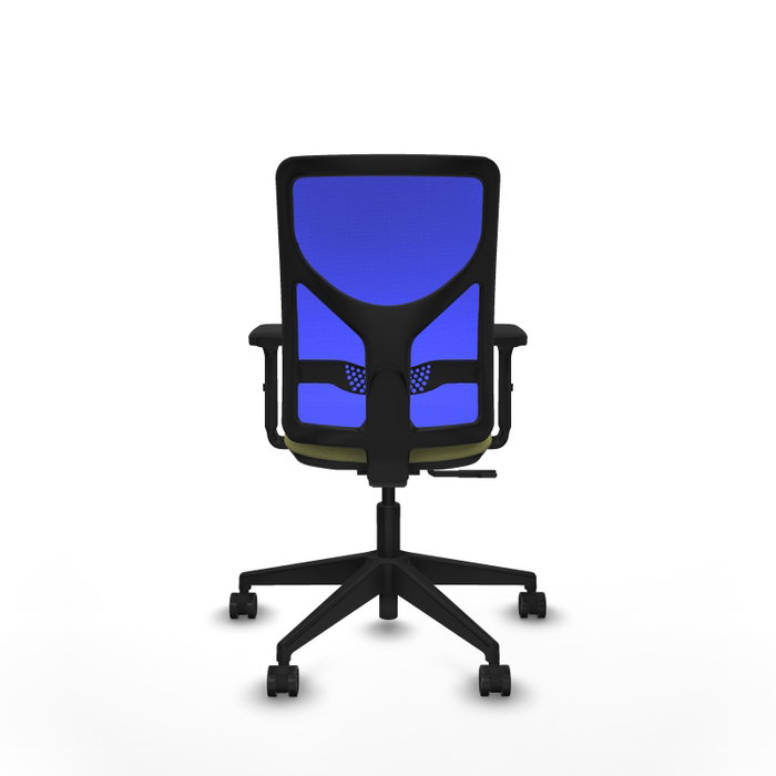 PIQUERAS Y CRESPO Silla de oficina Motilla con mecanismo Sincro, Verde oliva y Azul PIQUERAS Y CRESPO Silla de oficina Motilla con mecanismo Sincro, Verde oliva y Azul