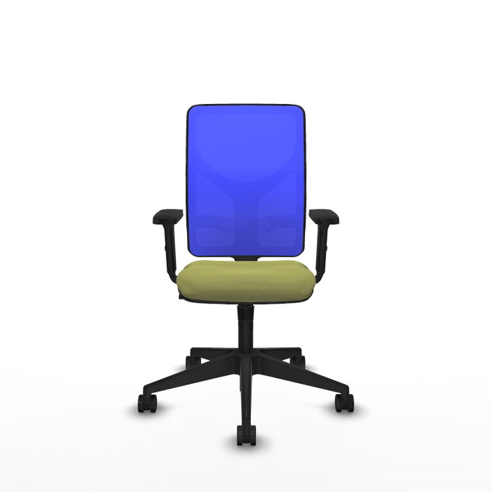 PIQUERAS Y CRESPO Silla de oficina Motilla con mecanismo Sincro, Verde oliva y Azul PIQUERAS Y CRESPO Silla de oficina Motilla con mecanismo Sincro, Verde oliva y Azul