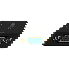 Logilink CV0109 Adaptador DisplayPort 1.2 a DVI/HDMI/VGA 4K Negro Macho a Hembra 0.15m