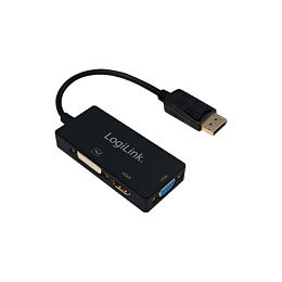 LogiLink CV0109 Adaptador DisplayPort 1.2 a DVI/HDMI/VGA