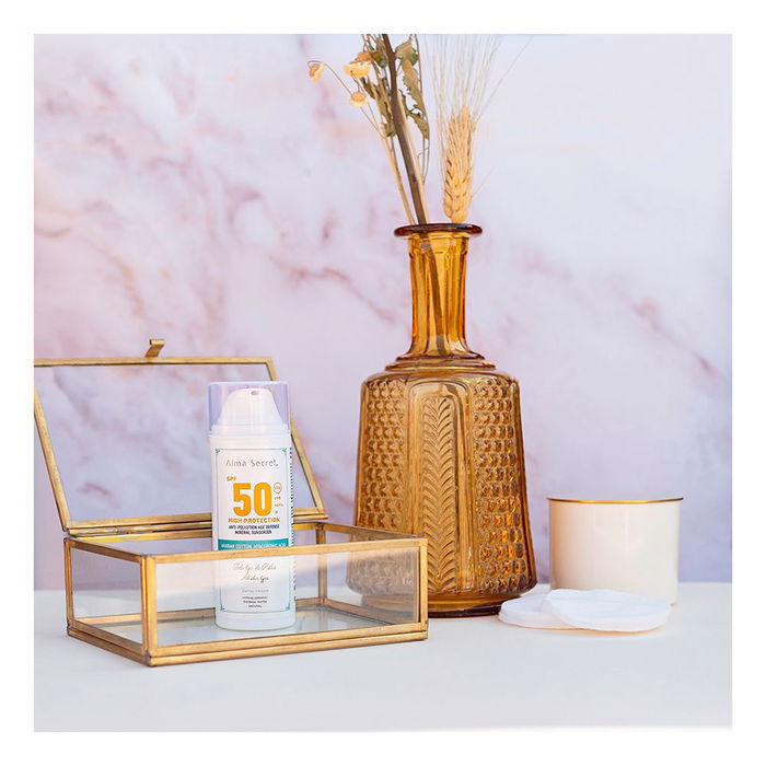 Alma Secret Crema Facial Protección Alta SPF50 50 ml Hidratante
