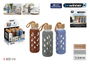 Bewinner Botella de Agua de Vidrio y Silicona 400 ml con Dimensiones 6x6x20 cm (24 Unidades)