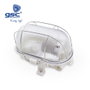 GSC Evolution Aplique ovalado blanco con rejilla metálica y difusor de vidrio E27 60W