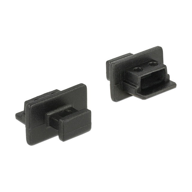DeLOCK 64011 Cubiertas antipolvo para USB 2.0 Tipo Mini-B, 10 unidades, Negro DeLOCK 64011 Cubiertas antipolvo para USB 2.0 Tipo Mini-B, 10 unidades, Negro