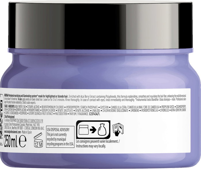 L'Oreal Professionnel Serie Expert Blondifier con polifenoles de acai, 250 ml L'Oreal Professionnel Serie Expert Blondifier con polifenoles de acai, 250 ml