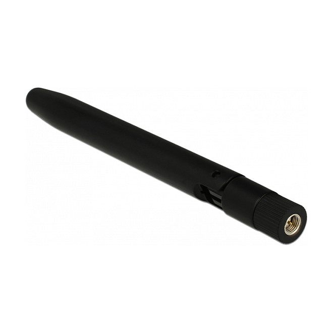 DeLOCK Antena LoRa 863 - 928 MHz con conector SMA, 0,5 dBi, negra