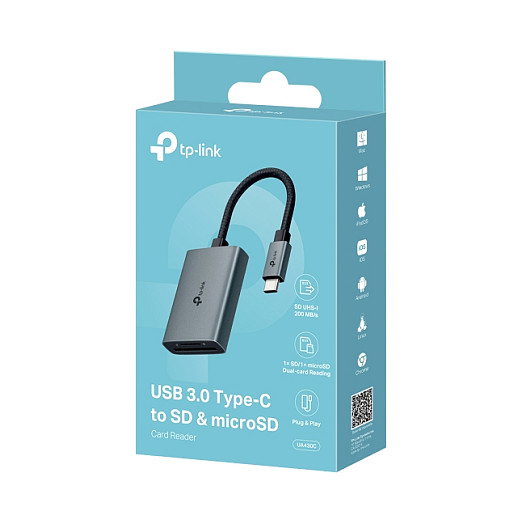 TP-Link UA430C Adaptador USB-C a SD y TF 3.0