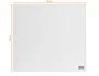 Nobo Pizarra de Vidrio Magnética Blanca 300x300 mm con Rotulador e Imanes