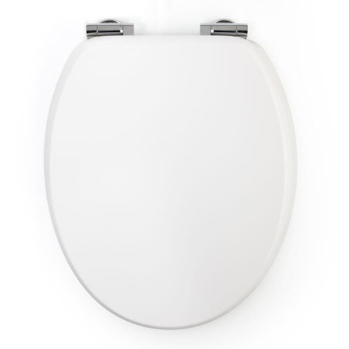 Gelco Asiento de inodoro con cierre suave magnético - Blanco Gelco Asiento de inodoro con cierre suave magnético - Blanco