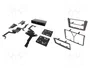 METRA Bastidor de montaje de radio para Infiniti I30/I35 2000-2004, 1 DIN/2 DIN, Gris