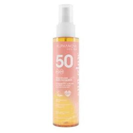 ALPHANOVA Aceite Solar Protector SPF 50 con Aceite de Coco y Frambuesa Orgánicos, 125 ml