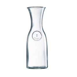 ARC BISTRO Botella de Cristal para Agua o Vino 1 Litro (1 l) - 275 mm de Alto, Colección Bistro