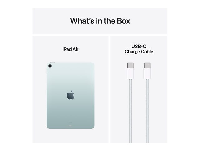 Apple iPad Air 11 Pulgadas Wi-Fi (2024) 1TB - Azul, Pantalla Liquid Retina, Chip Apple M3, 8 GB RAM, iPadOS 18, Puerto USB-C