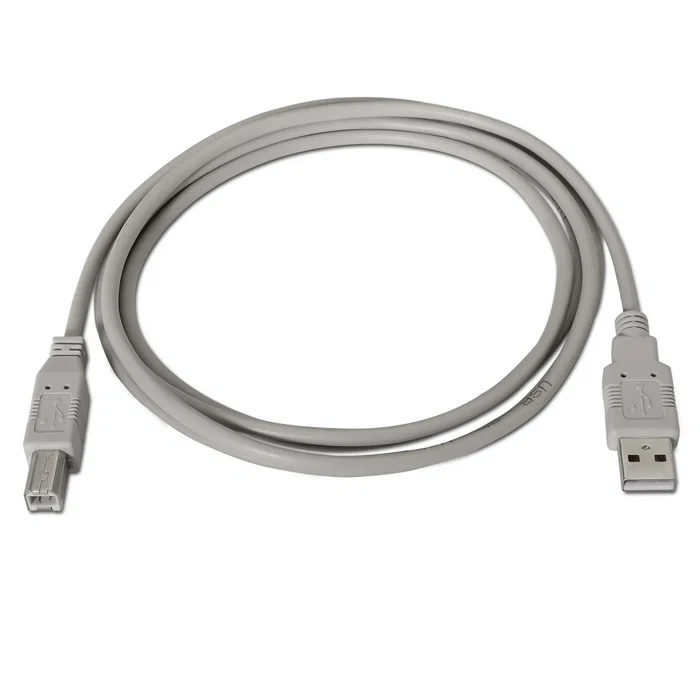 Aisens Cable USB 2.0 para Impresora Tipo A Macho a Tipo B Macho 1m Beige A101-0001 Aisens Cable USB 2.0 para Impresora Tipo A Macho a Tipo B Macho 1m Beige A101-0001