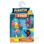 Magic Box Figura Piratix Golden Treasure Pack de 4 con 3 Piratix y 1 Sorpresa