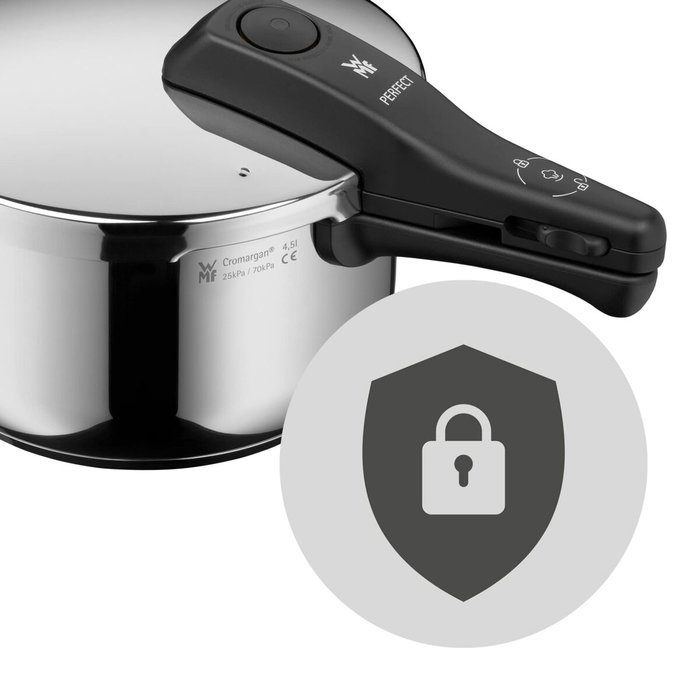 WMF Perfect Olla a presión de 6,5 L en acero inoxidable