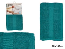 Berilo Toalla Lisa Azul Petróleo 70x130 cm (Pack de 12) extra_attributes.gramaje: 400g