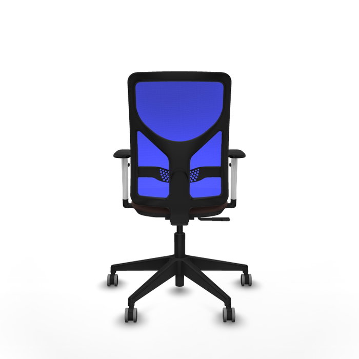 PIQUERAS Y CRESPO Silla de oficina Motilla con mecanismo Sincro, Marrón y Azul PIQUERAS Y CRESPO Silla de oficina Motilla con mecanismo Sincro, Marrón y Azul