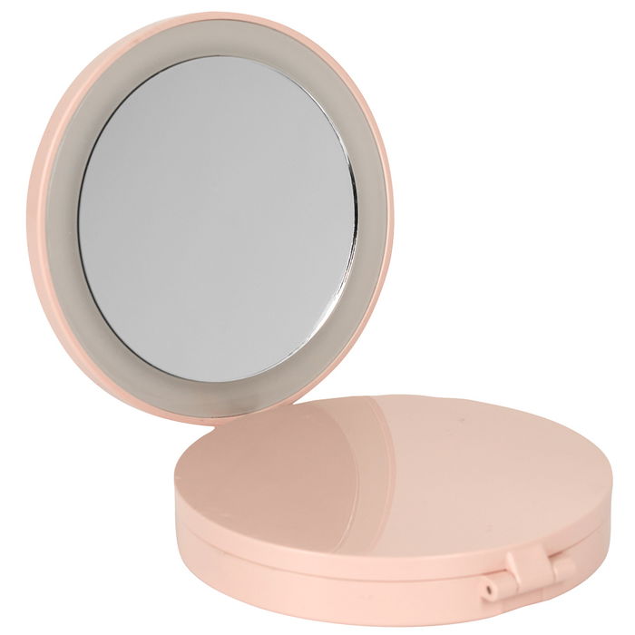 Cosmetic Club Espejo de Aumento Triptíco LED x1 x5 x7 Plegable para Maquillaje