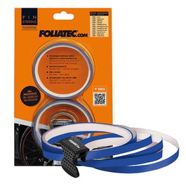 Foliatec FO34391 Pinstriping para Llanta Color Dark-Azul, 8.6 m x 6 mm - Vinilo Decorativo para Personalizar Ruedas