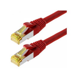 Helos Patchkabel Cat.6a GHMT AWG 26/7 Rojo 30,0m