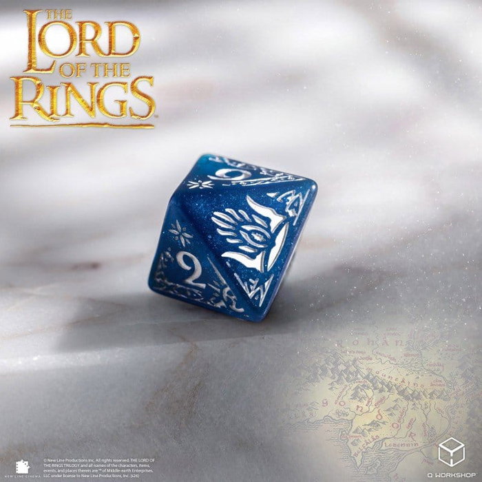 Q Workshop El Señor de los Anillos Set de 7 Dados Gondor