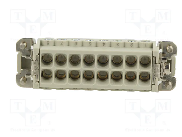 ILME CDAF16X Conector HDC Plantilla de Contacto Hembra 16 PIN