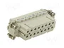 ILME CDAF16X Conector HDC Plantilla de Contacto Hembra 16 PIN