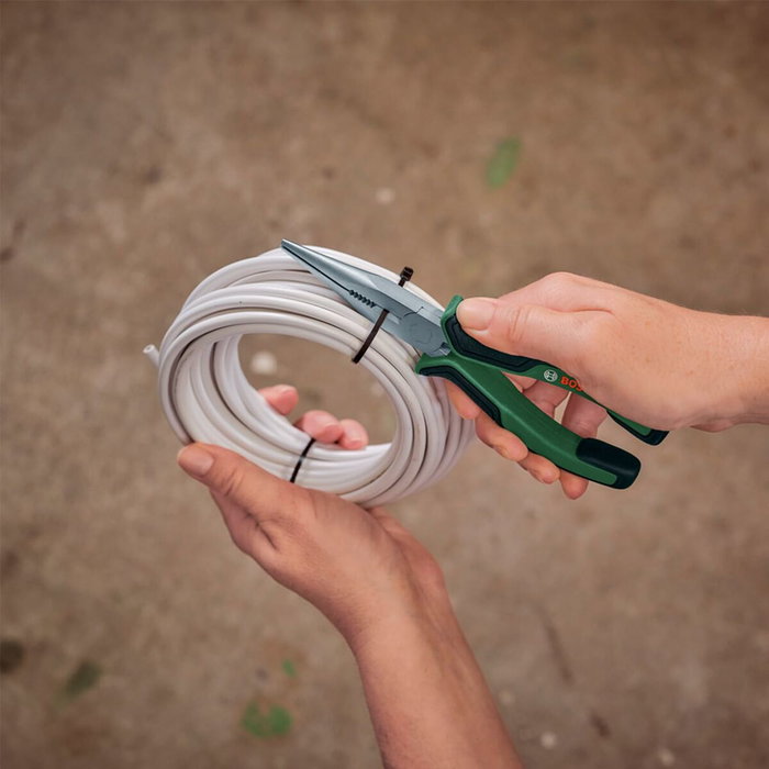 Bosch Alicates de punta plana de 180 mm