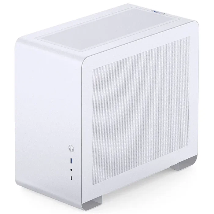 Jonsbo U4 Mini Micro-ATX Caja con Vidrio Templado, blanco