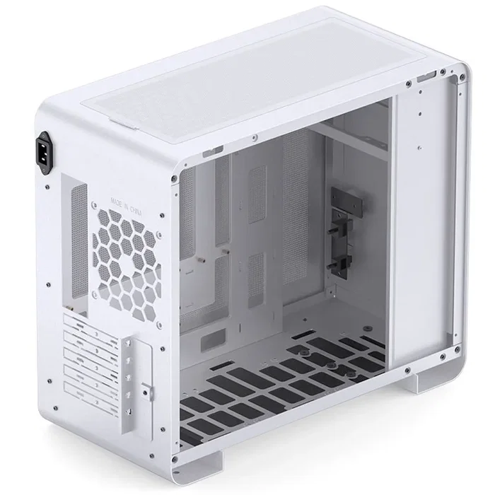 Jonsbo U4 Mini Micro-ATX Caja con Vidrio Templado, blanco