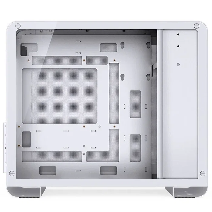 Jonsbo U4 Mini Micro-ATX Caja con Vidrio Templado, blanco