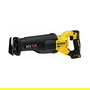 DeWALT DCS386NT-XJ Sable de Corte a Batería 18V sin Escobillas (Sierra de Calar), Velocidad Ajustable hasta 3000 SPM, Negro y Amarillo