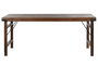 DKD Home Decor Mesa de Comedor Plegable de Madera Reciclada 180x90x76 cm