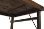 DKD Home Decor Mesa de Comedor Plegable de Madera Reciclada 180x90x76 cm