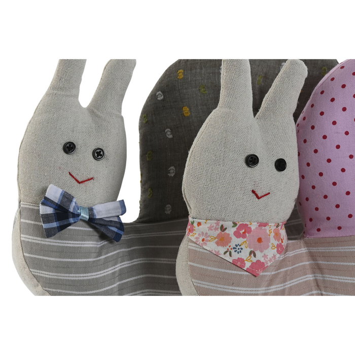 DKD Home Decor Sujetapuertas de Poliéster Caracol Surtido de 2 unidades