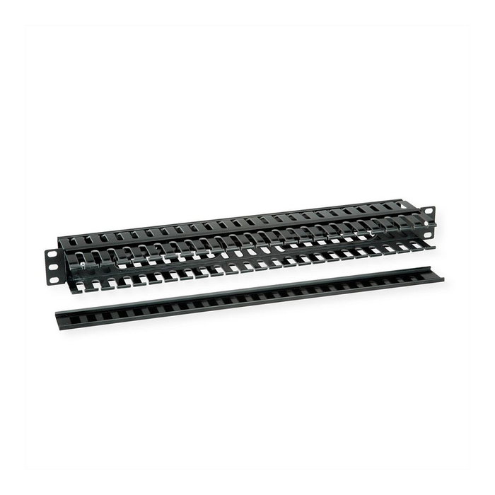Panel guíacables 19 pulgadas 1U negro 26.99.0321 Panel guíacables 19 pulgadas 1U negro 26.99.0321