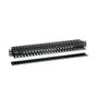 Panel guíacables 19 pulgadas 1U negro 26.99.0321