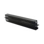 Panel guíacables 19 pulgadas 1U negro 26.99.0321