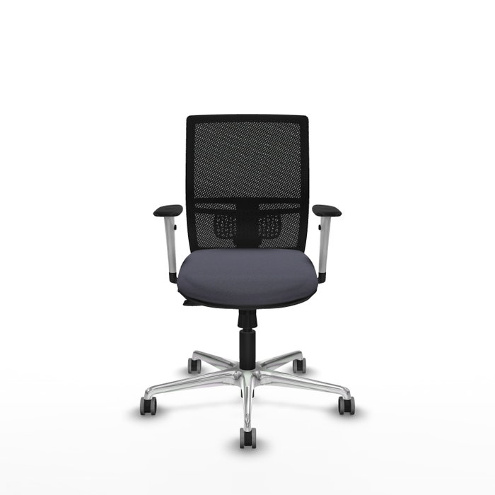PIQUERAS Y CRESPO Silla de oficina Yunquera Gris/Negro con mecanismo Sincro/Traslack PIQUERAS Y CRESPO Silla de oficina Yunquera Gris/Negro con mecanismo Sincro/Traslack