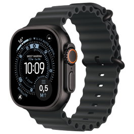 Apple Watch Ultra 3 Titanium 49mm Negro con Correa Ocean Band