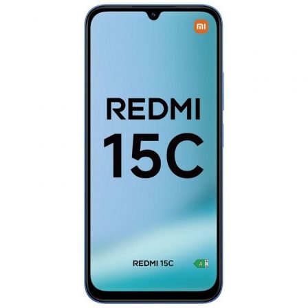 Xiaomi Redmi 15C Smartphone 8GB RAM 256GB 6.9' Pantalla 120Hz Cámara 50MP Batería 6000mAh IP64 Azul