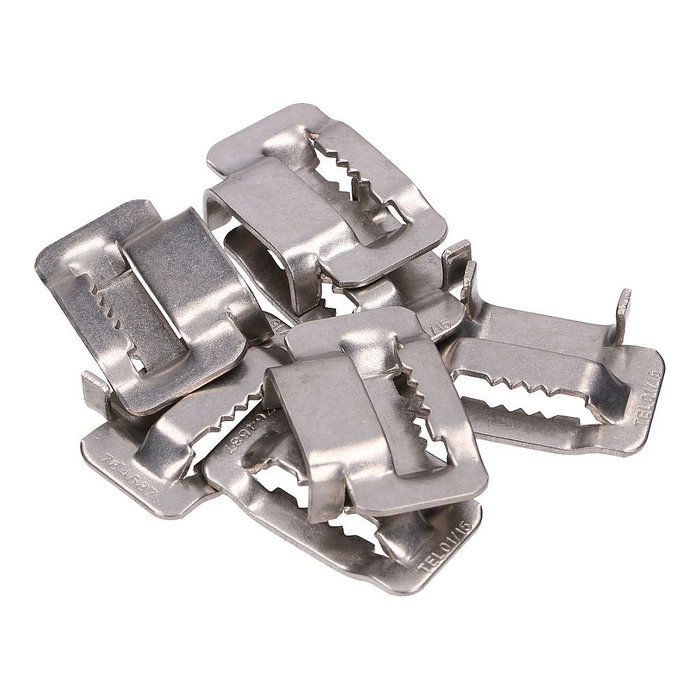 Extralink Abrazadera de acero para correa de 20 mm con dientes Extralink Abrazadera de acero para correa de 20 mm con dientes