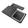 Aisens Cargador Inalámbrico 3 en 1 de 15W para Móvil, Apple Watch y Auriculares, Negro
