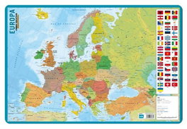 ERIK Lámina Escolar Didáctica Mapa de Europa 40x59,5 cm