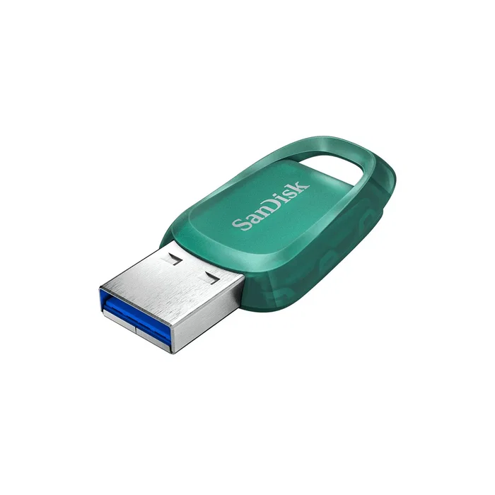 SanDisk Pendrive USB Flash Drive 64GB, USB Tipo A 3.2 Gen 1 (100 MB/s), Verde, Sin Tapa - Ideal para almacenamiento rápido