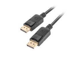 LANBERG CA-DPDP-10CC-0005-BK Cable DisplayPort a DisplayPort 0.5 m (0.5 metros) Negro